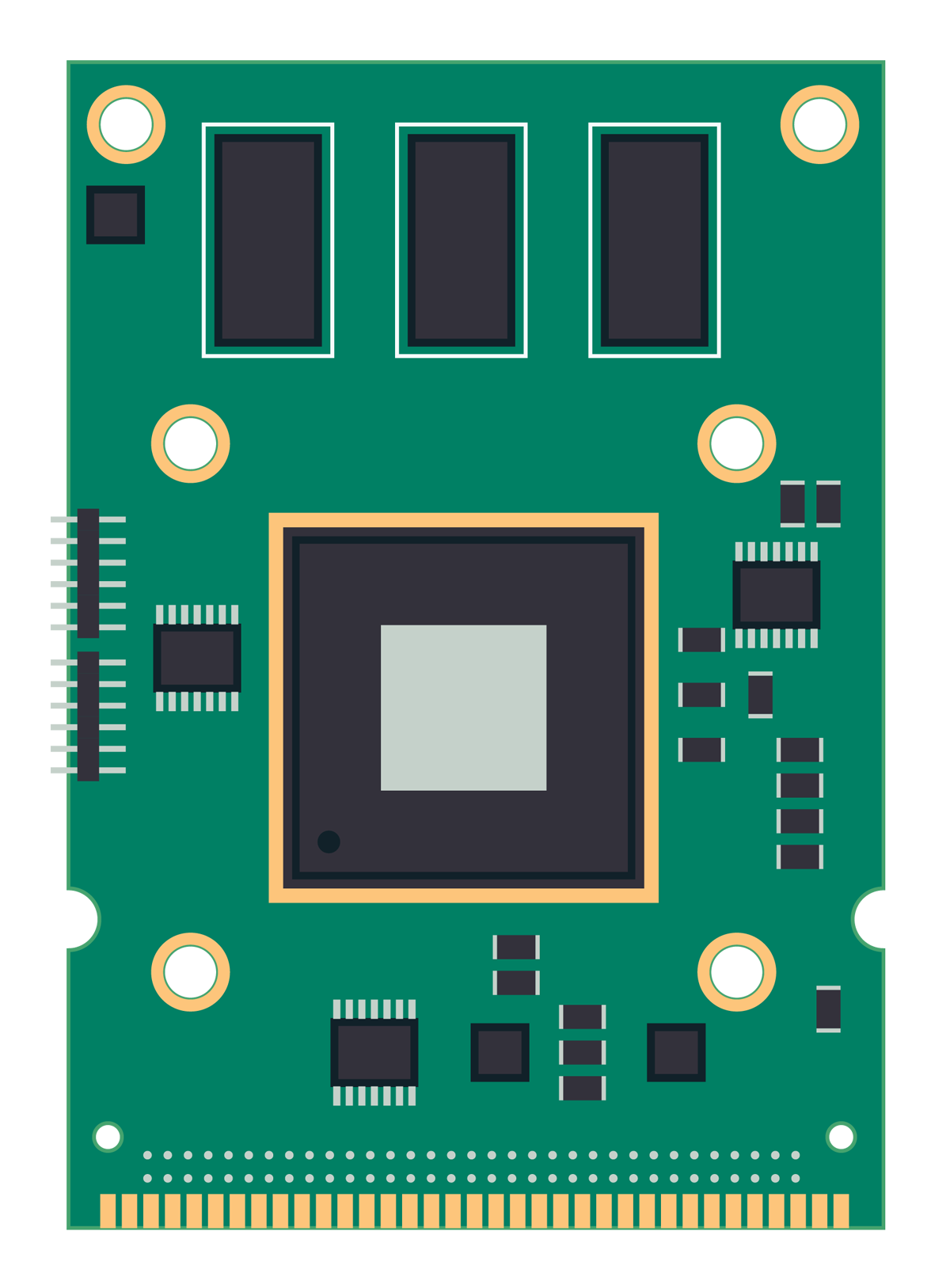 Electronics Networking Vector Image