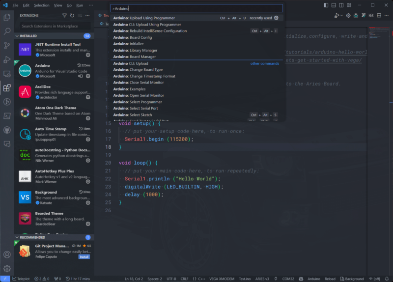 How to Use VS Code for Creating and Uploading Arduino Sketches ...