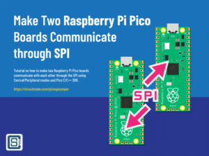 Featured image of the tutorial Make two Raspberry Pi Pico boards communicate through SPI using C/C++ SDK