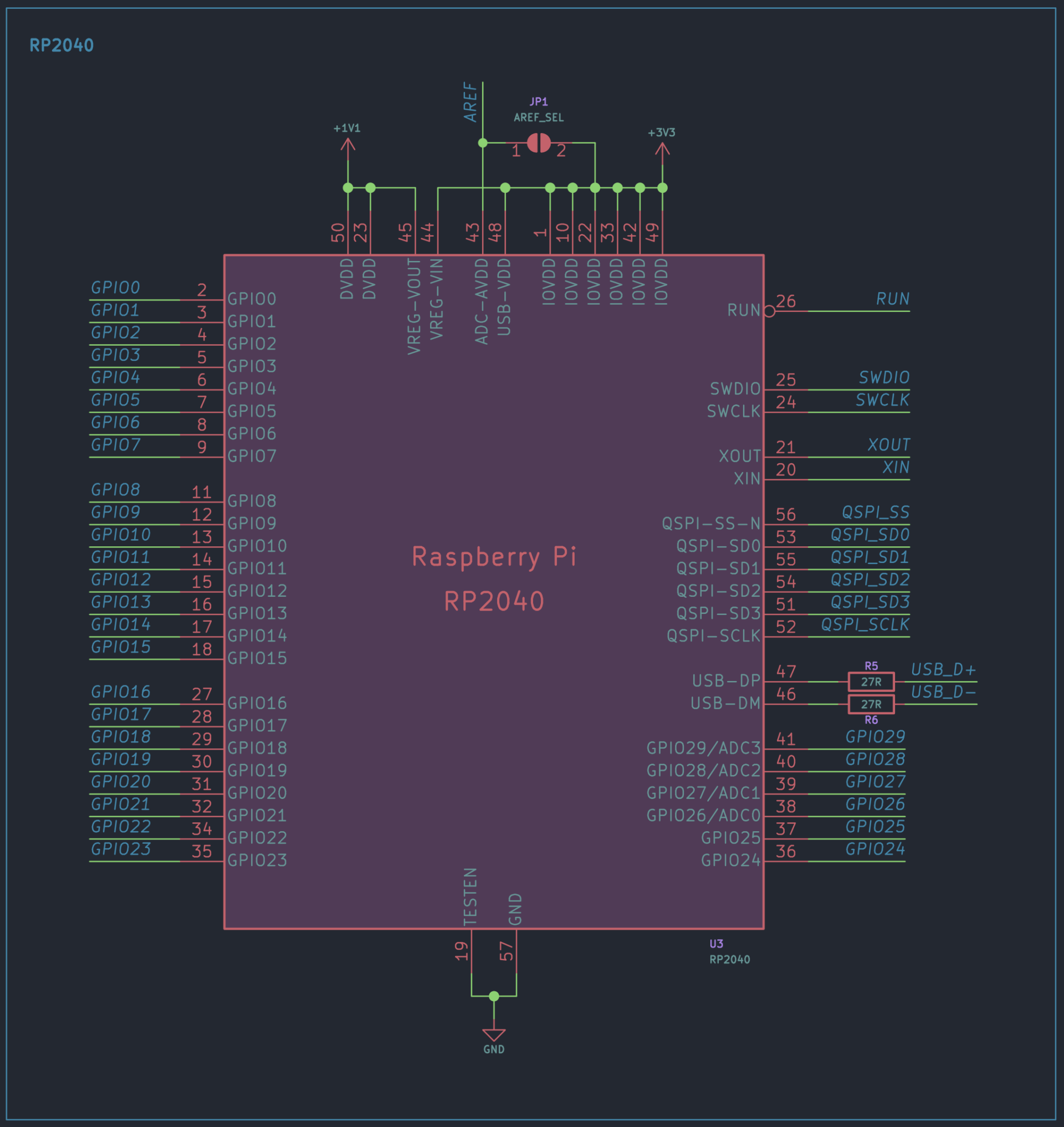 MITAYI Pico RP2040 r0.5 – Open-Source Microcontroller Development Board ...