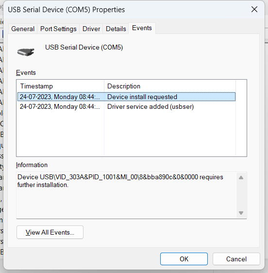 Getting Started with Arduino Nano ESP32 Wi-Fi & IoT Development Board 24 Espressif ESP32-S3 Arduino Nano ESP32 Native USB COM Port on Windows Driver Information by CIRCUITSTATE Electronics