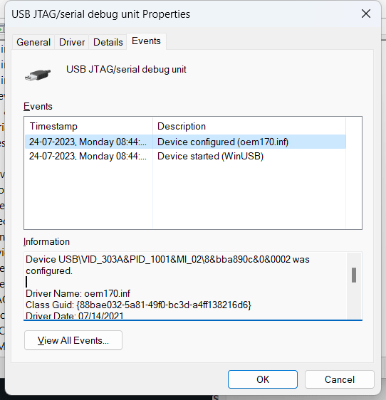 Getting Started with Arduino Nano ESP32 Wi-Fi & IoT Development Board 26 Espressif ESP32-S3 Arduino Nano ESP32 Native USB-JTAG Port on Windows Driver Information CIRCUITSTATE Electronics