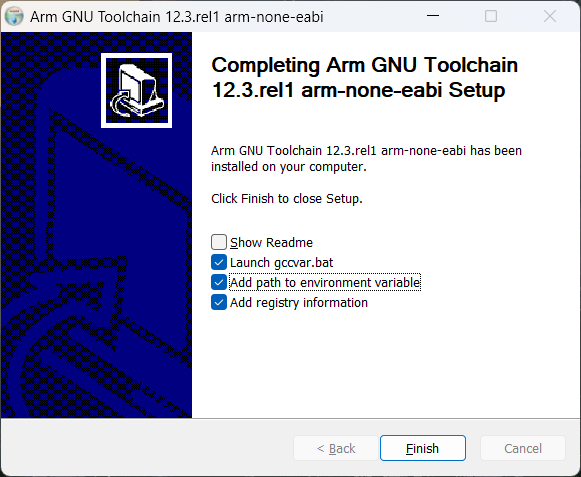 Debugging RP2040 Pico C/C++ SDK Projects using Raspberry Pi Debug Probe & VS Code 18 Installing ARM-GCC Toolchain 12.3 on Windows 11 Complete Installation by CIRCUITSTATE Electronics