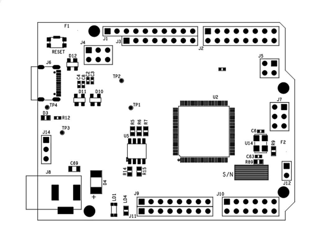 C-DAC Aries V3 THEJAS32 SoC VEGA Program Microcontroller Board Topology Layout by CIRCUITSTATE Electronics