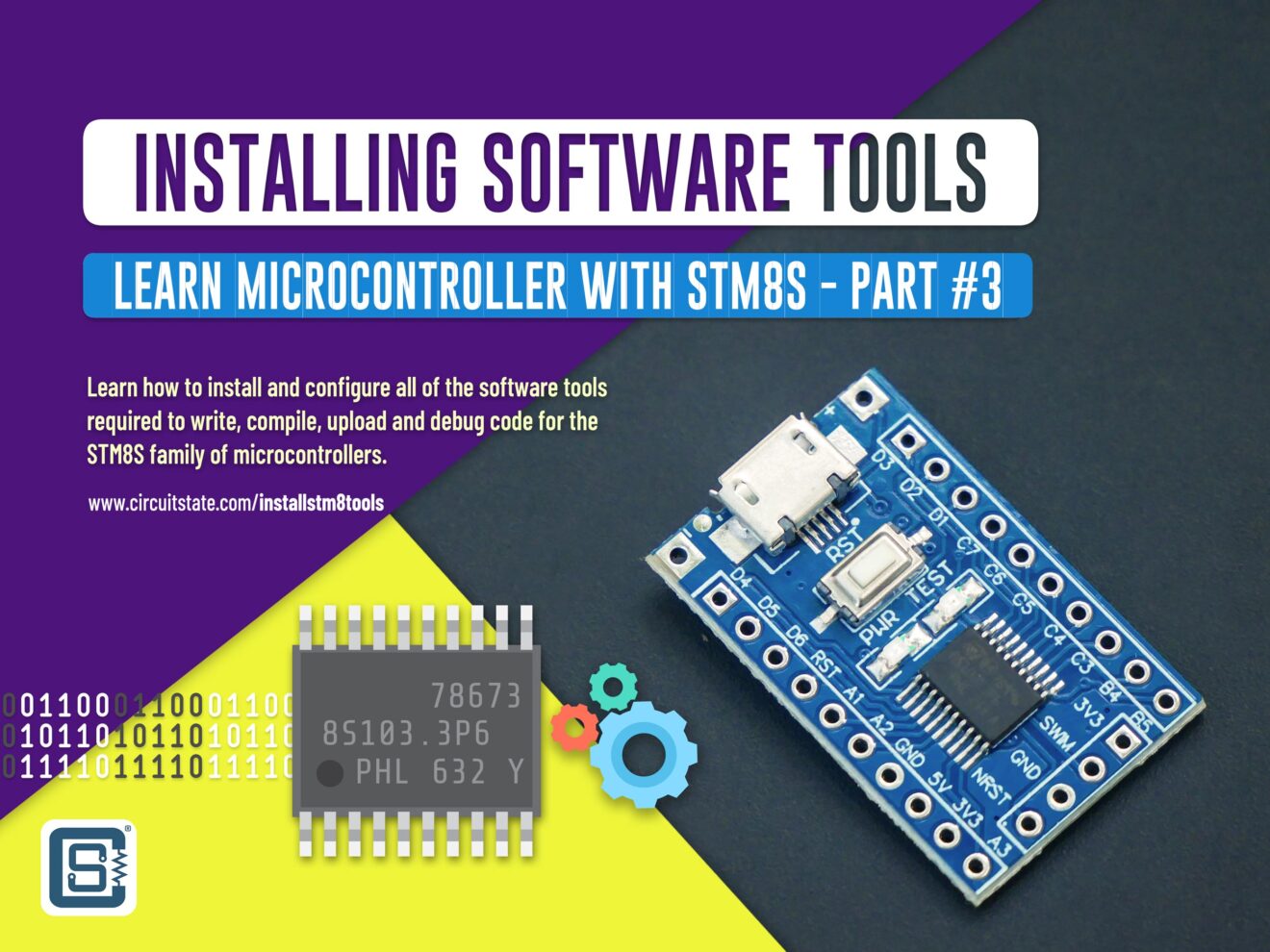 The STM8S103F3P6 Development Board : Learn Microcontroller with STM8S ...