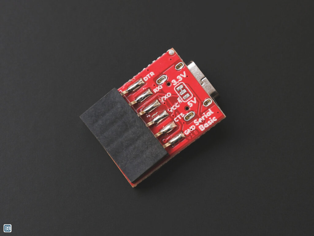 CH340C USB-to-Serial Converter Module with USB-C Serial Basic Bottom View CIRCUITSTATE Electronics