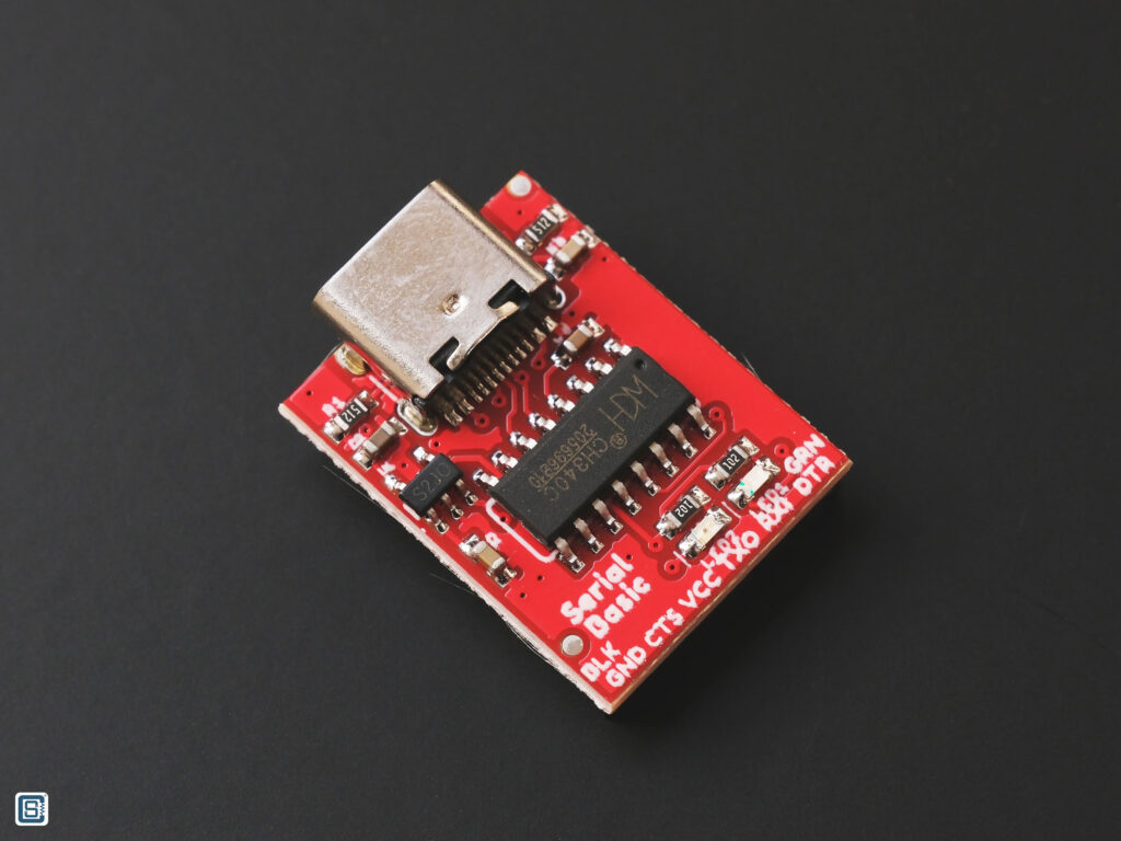CH340C USB-to-Serial Converter Module with USB-C Serial Basic Top View CIRCUITSTATE Electronics